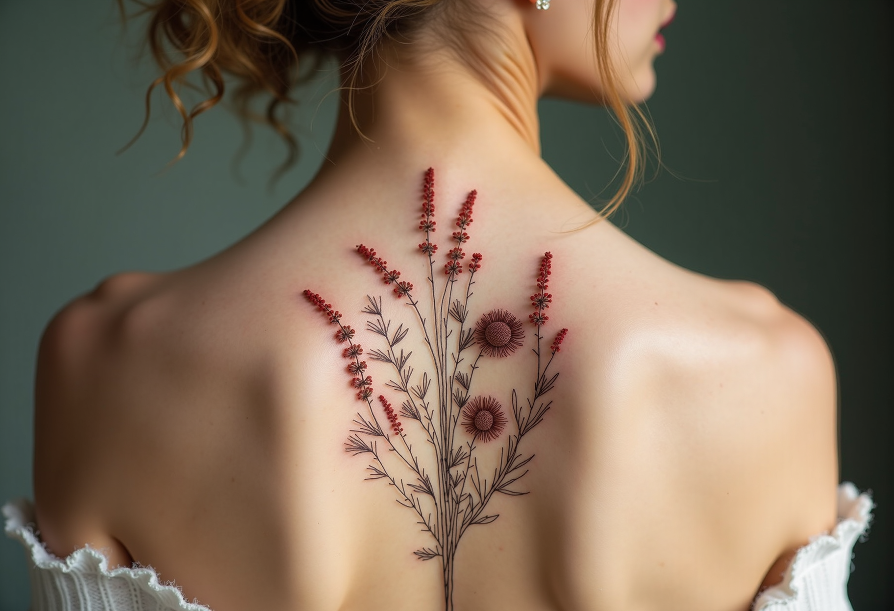 Fine line botanical